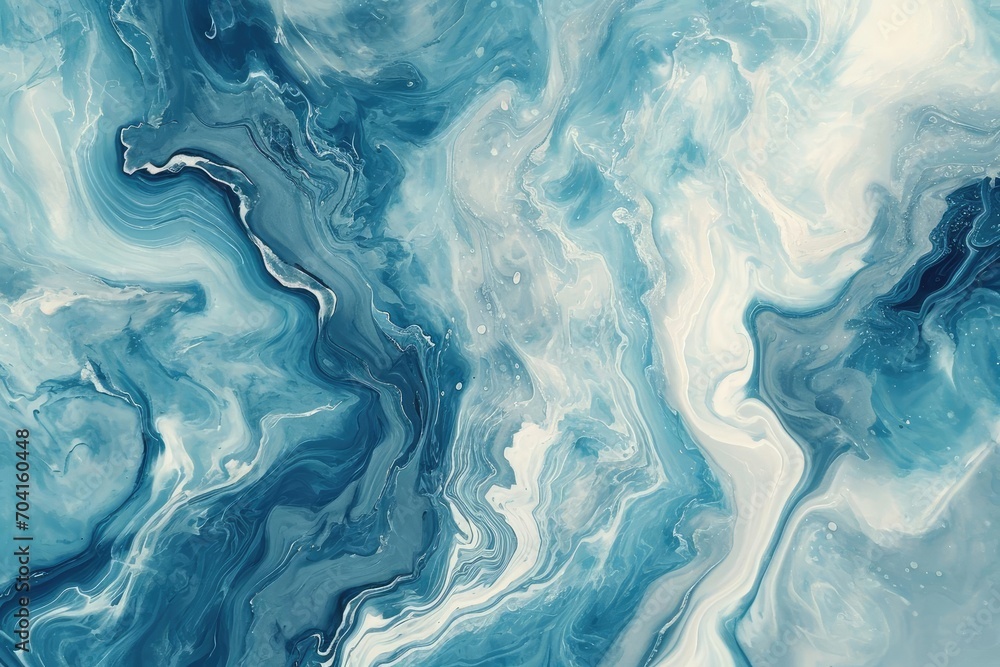 Abstract marble texture in blue and white hues Abstract marble texture in blue and white hues