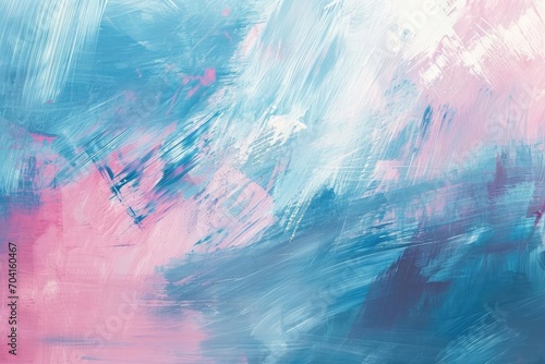 Abstract pastel brush strokes on canvas