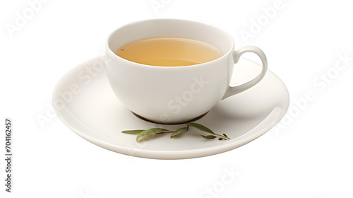 Cup with tea, white cup of tea on isolated white background. Great for arts and designs in general.