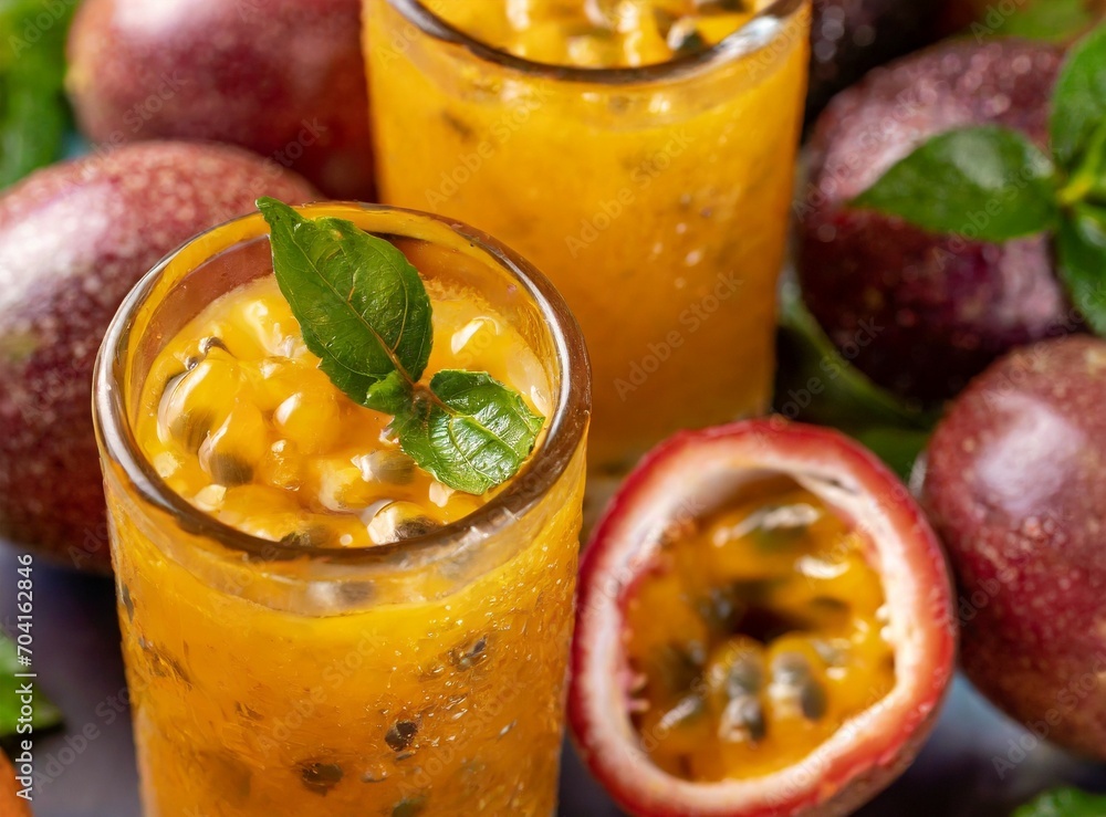 Passion fruit smoothie Passion fruit smoothie