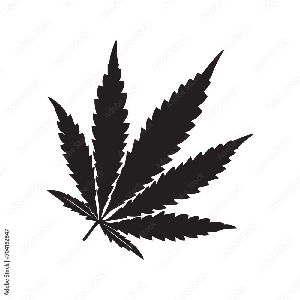 Marijuana leaf icon Marijuana leaf icon