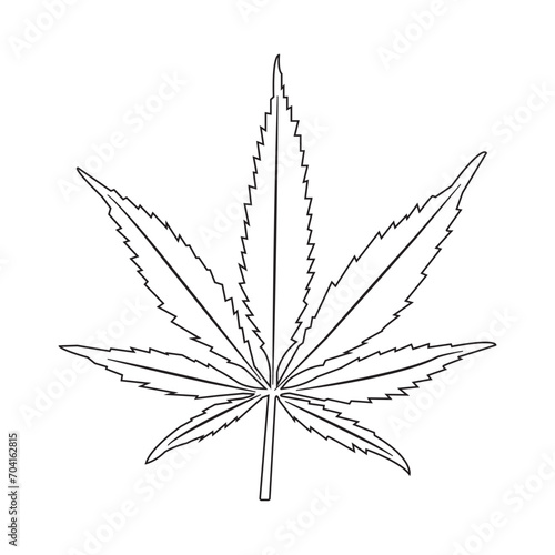 Marijuana leaf icon