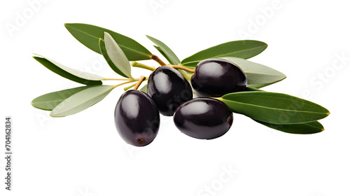 Delicious olives with leaves  cut out