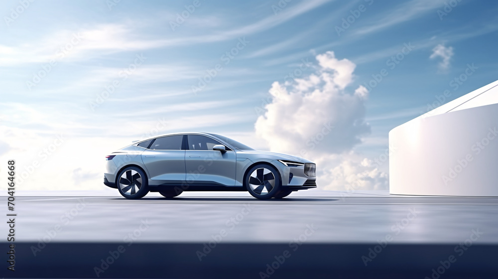 Luxury car new energy vehicle auto show background, technology city car advertising background image Luxury car new energy vehicle auto show background, technology city car advertising background image