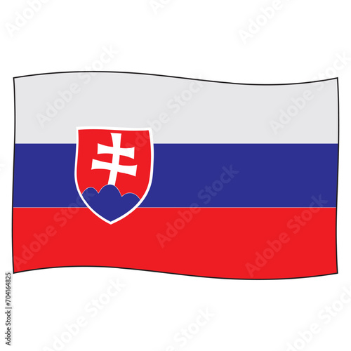 Free Download Slovakia state flag icon - GFXLoad