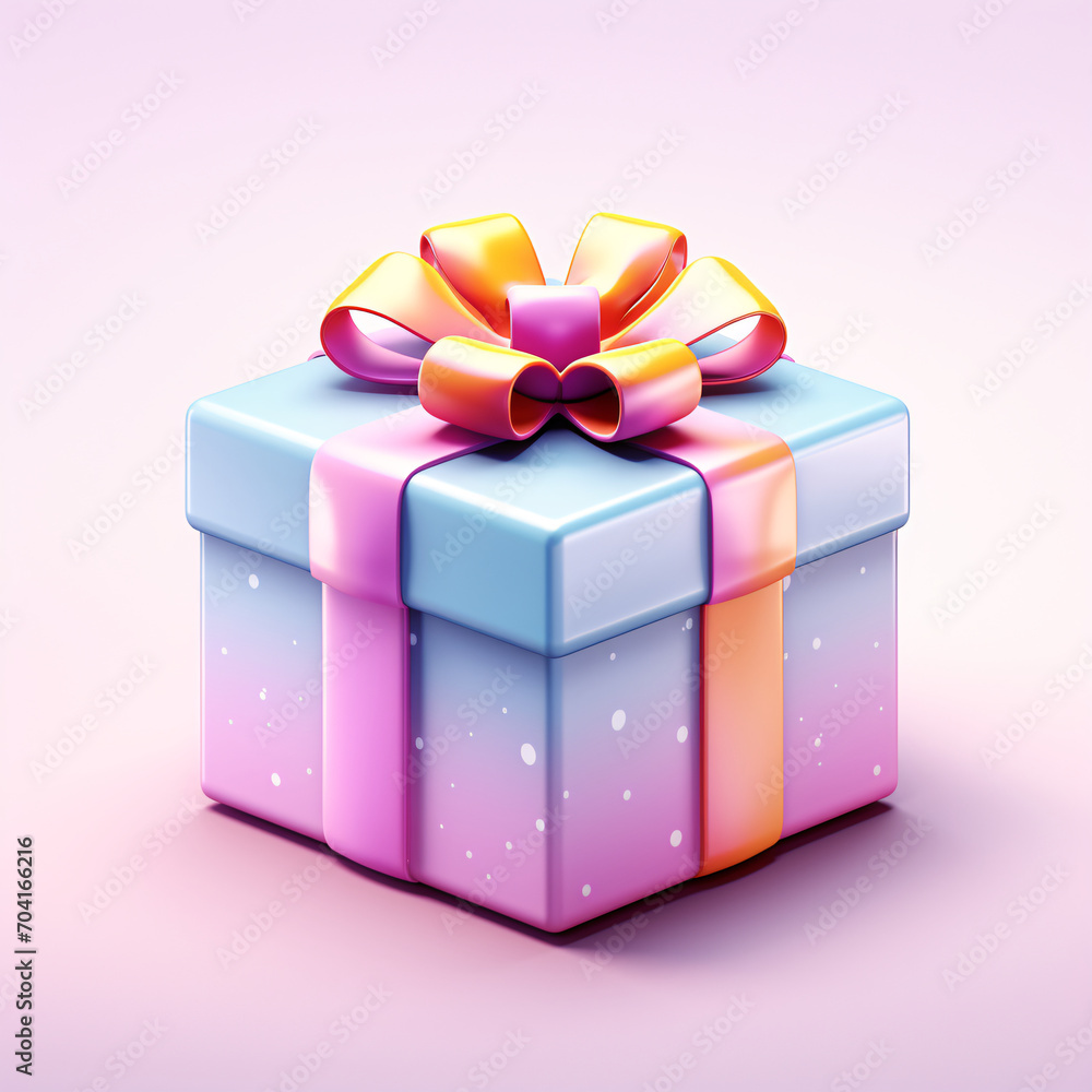 Obraz premium 3d open gift box surprise during holiday season, holiday gift box concept illustration element