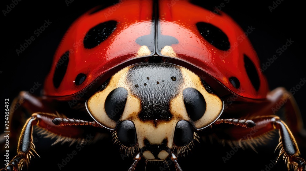 Close up ladybug insect macro Close up ladybug insect macro