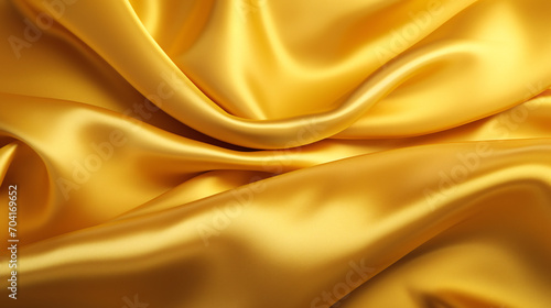 Golden silk fabric cloth background texture