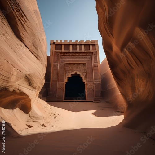 A remote desert citadel with labyrinthine passageways and lookout towers3