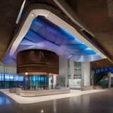 A contemporary interactive science museum with engaging architectural features2