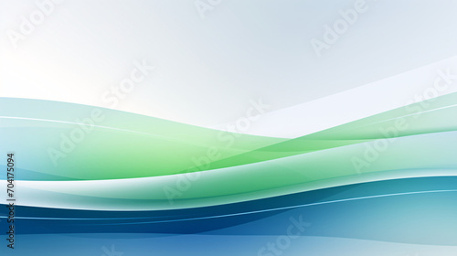 Abstract green curve background, gradient abstract PPT background