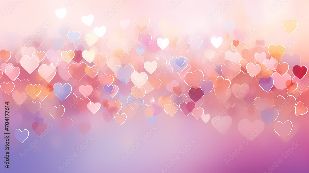 Valentine's Day hearts, Valentine's Day background, wedding background, blank copy space Valentine's Day hearts, Valentine's Day background, wedding background, blank copy space