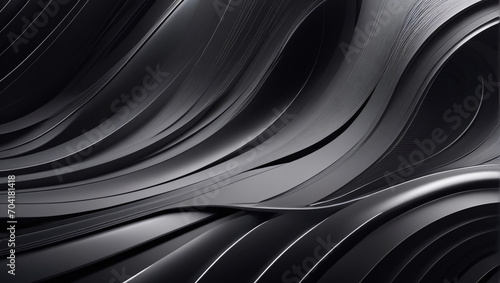 abstract  futuristic black wave Wallpaper background.