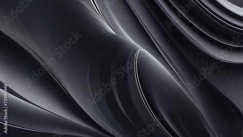 abstract futuristic black wave Wallpaper background.