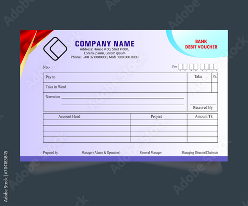 Journal Voucher, Debit and Credit Voucher, Bank Debit Voucher, Conveyance Voucher, Adjustment Voucher, Bill Voucher