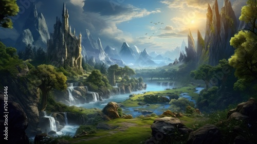  Fantasy Landscape Game Art © Damian Sobczyk