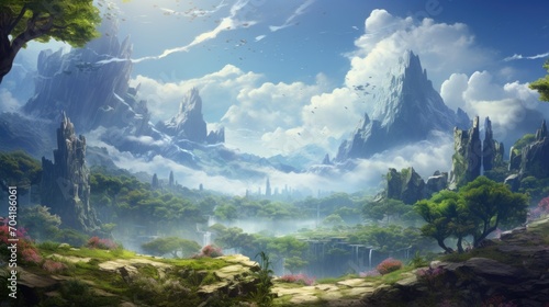 Fantasy Landscape Game Art