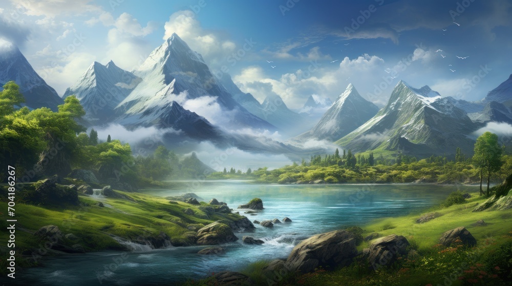 
Fantasy Landscape Game Art