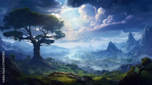 Fantasy Landscape Game Art