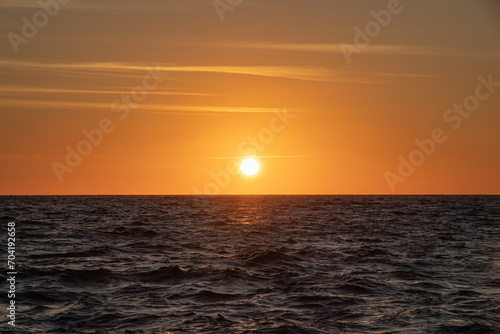 sunset over the sea © Bryson