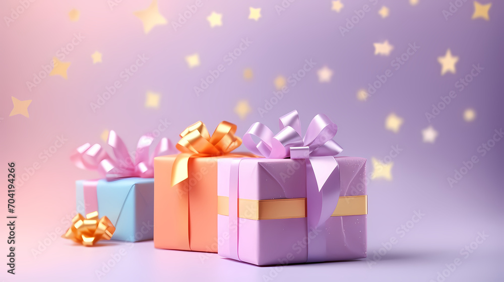 Holiday party background, New Year, birthday, celebration, Christmas background with blank copy space