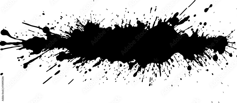 Ink brush splatter effect Ink brush splatter effect