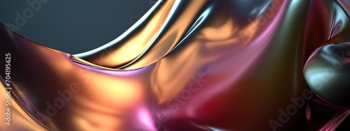 Wallpaper Mural Metal Curtain Pop Culture Luxury Reflection Elegant Modern 3D Rendering Abstract Background Torontodigital.ca