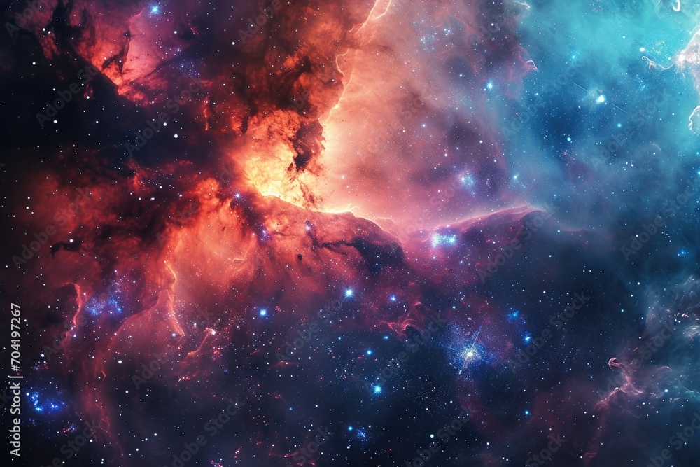 Obraz premium Radiant astral background for your artistic vision