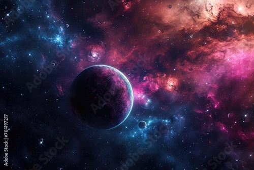 Awe-inspiring astral background for your artistic vision © ibhonk