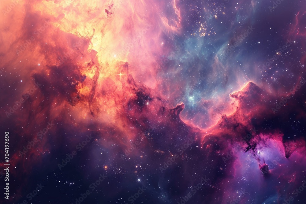 Obraz premium Incredible space theme for your design exploration