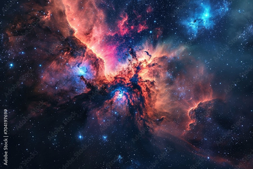 Breathtaking celestial canvas for your creative endeavor