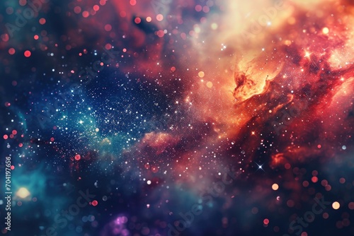 Dynamic galaxy background for your design exploration