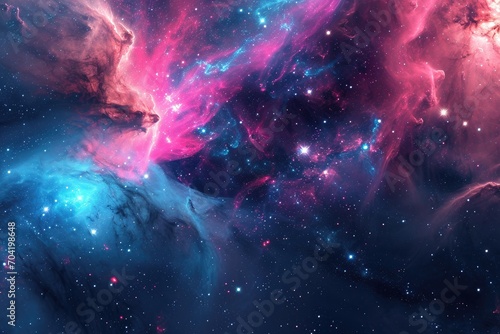 Enchanting galaxy scene for your creative project