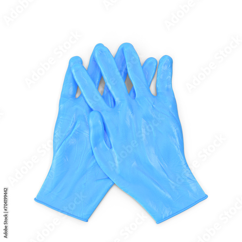Realistic Latex Glove 3D Model - High-Quality PNG for Medical Equipment Design