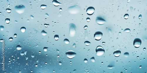 Full frame of water drops sliding on mirror,Water Color Splash background,Glistening Water Droplets On A Textured Glass Surface