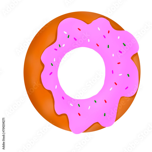 illustration of a donut