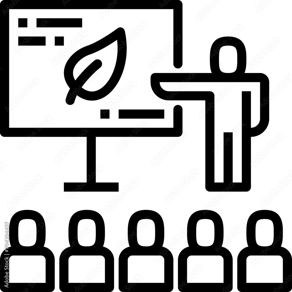 training outline icon