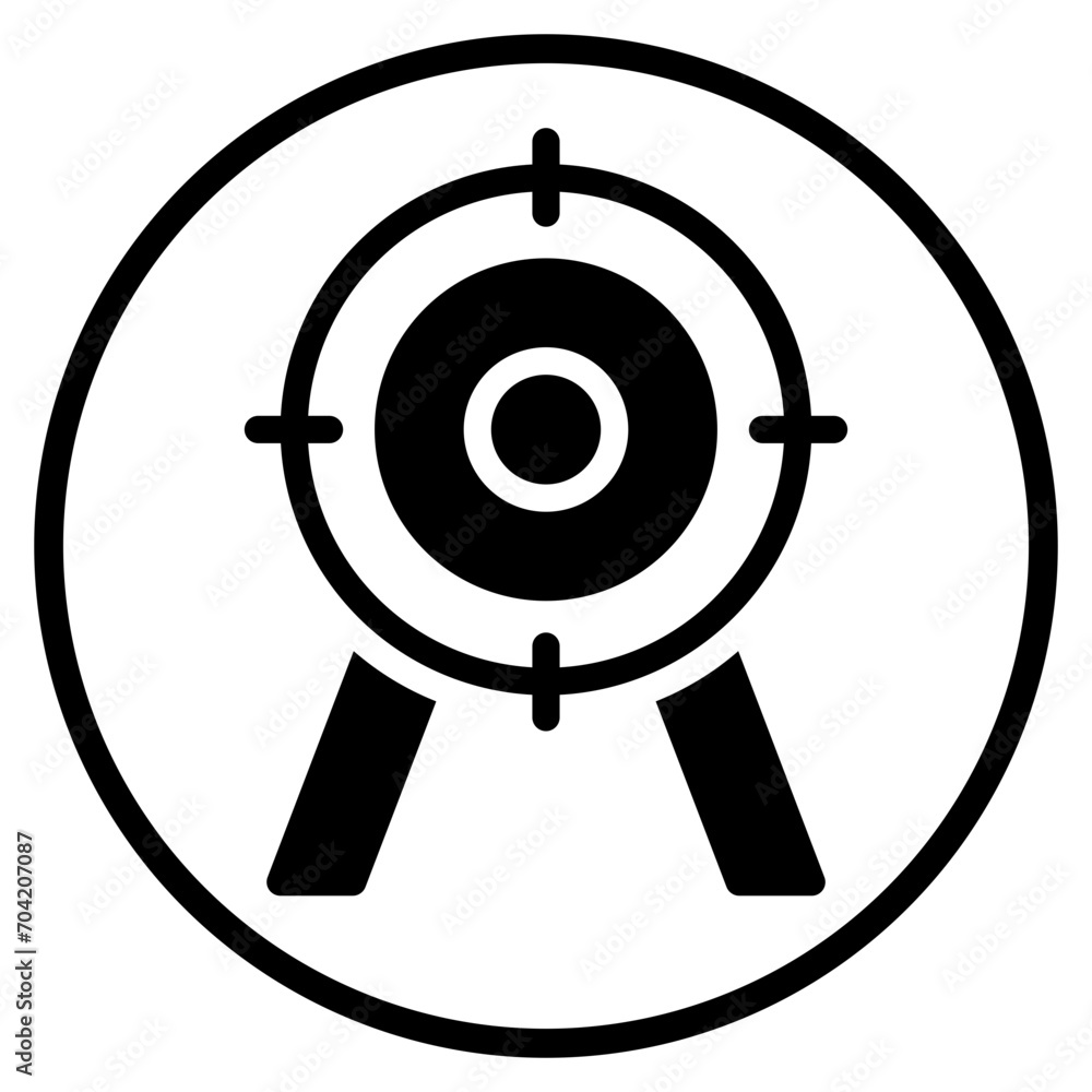 mission statement glyph icon mission statement glyph icon