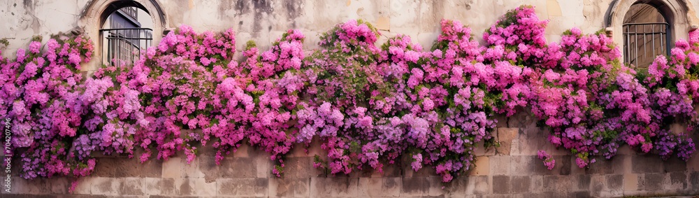 Portugal, Lisbon. The San Antonio wall flowers near the entrance of the Museu de Lisboa. Portugal, Lisbon. The San Antonio wall flowers near the entrance of the Museu de Lisboa.