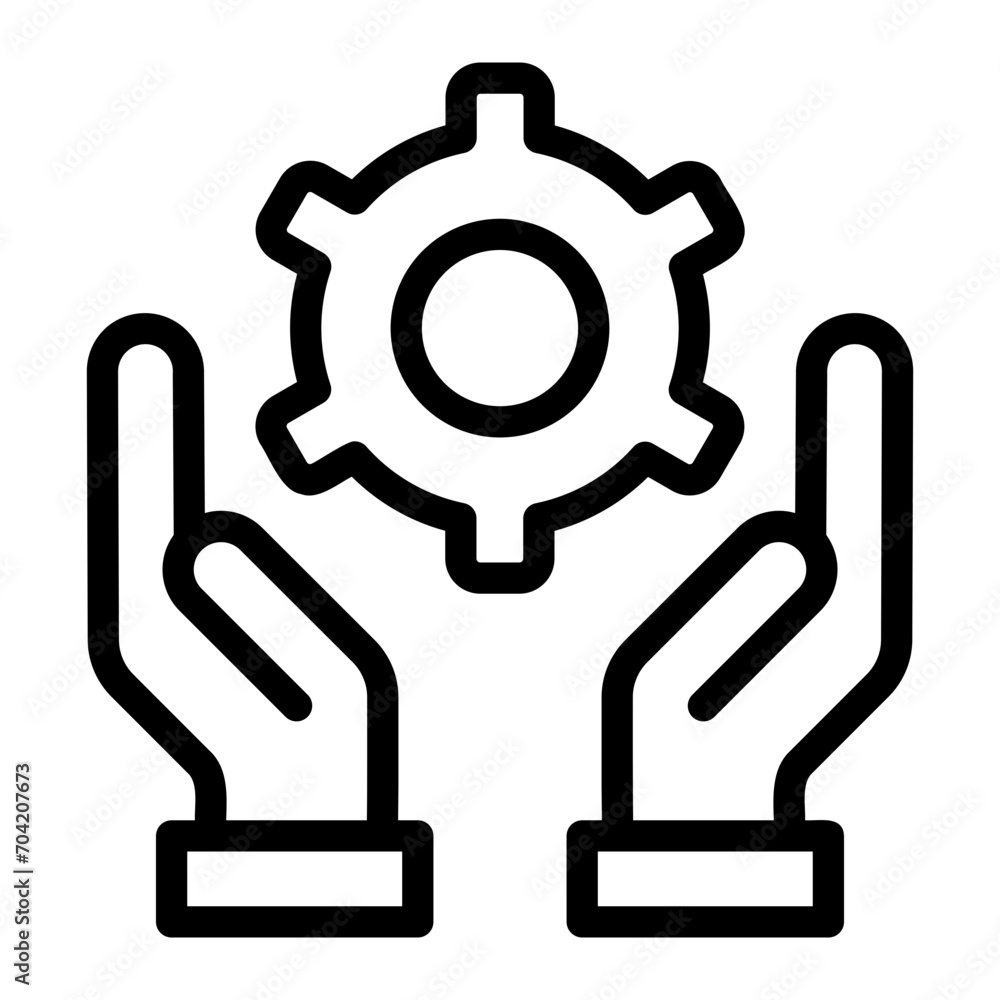 management line icon management line icon
