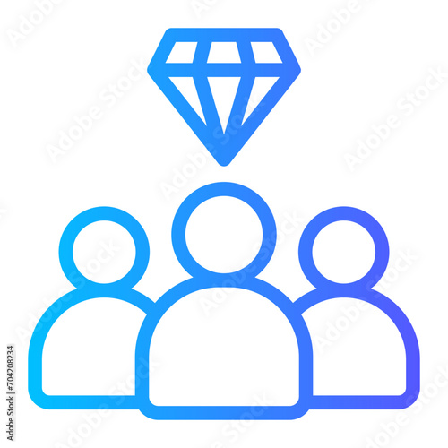 values gradient icon