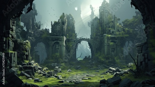 Fantasy Ruins Artwork © Damian Sobczyk