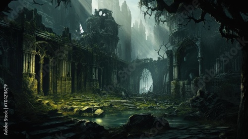 Fantasy Ruins Artwork © Damian Sobczyk