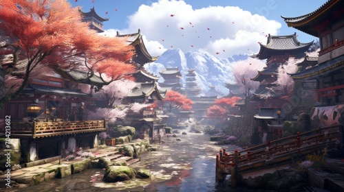 Japan Stunning Open World Game Art