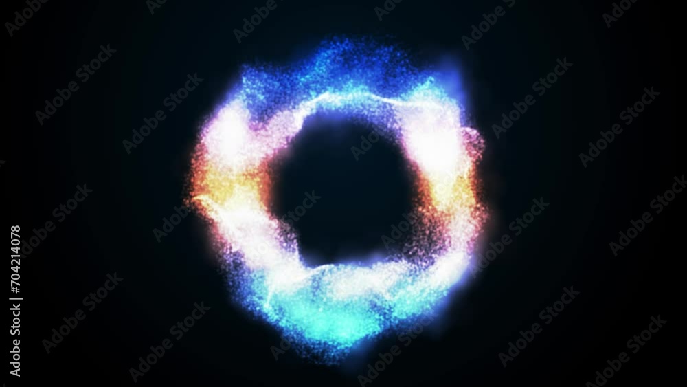 3d surreal mystic neon sphere. Abstract neon blue sphere 3d surreal mystic neon sphere. Abstract neon blue sphere