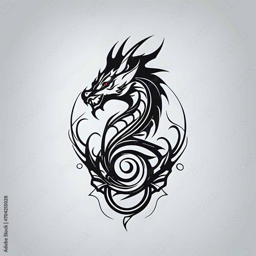 chinese zodiac year of the dragon, chinese new year, chinese new year, logo iconic dragon, circel logo dragon, red dragon logo, wood dragon chinese new year symbol, logo red dragon cool, tatto
