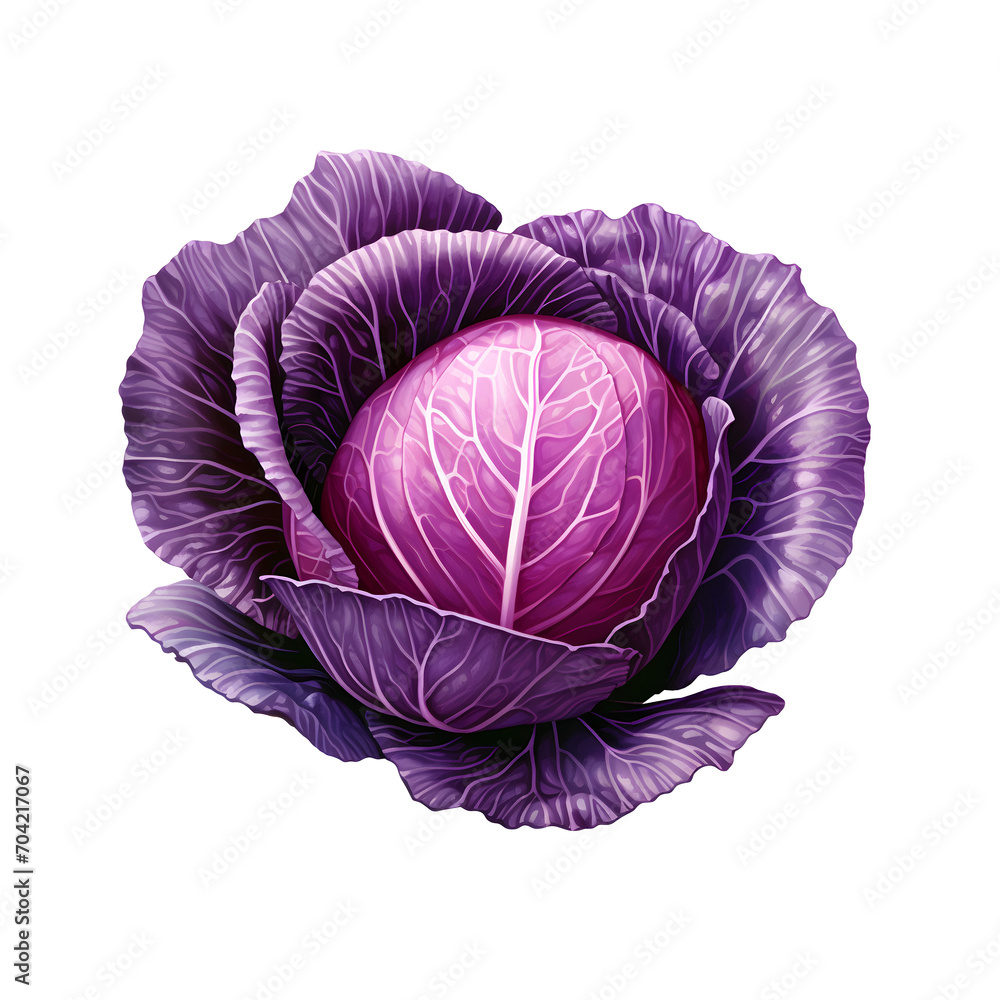 young red cabbage on a png background. violet vegetable on the table. salad cooking concept. illustration of diet food. purple cabbage close up. young red cabbage on a png background. violet vegetable on the table. salad cooking concept. illustration of diet food. purple cabbage close up.