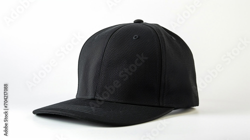 black cap isolated on white