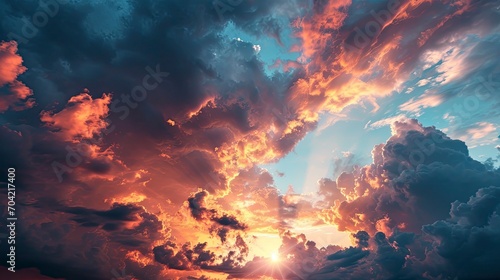 Sunset Sky Backgroundsunrise Cloud Orange Yellow  Wallpaper Pictures  Background Hd