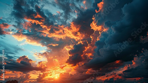 Sunset Sky Backgroundsunrise Cloud Orange Yellow  Wallpaper Pictures  Background Hd